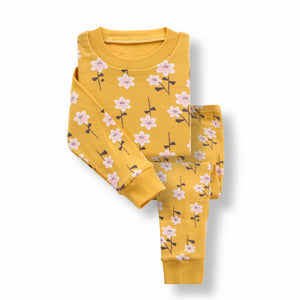 Pijama Flores Amarillo