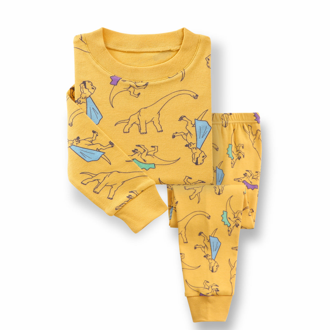 Pijama Dinosaurio Amarillo