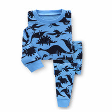 Cargar imagen en el visor de la galería, Pijama Dinosaurio Azul
