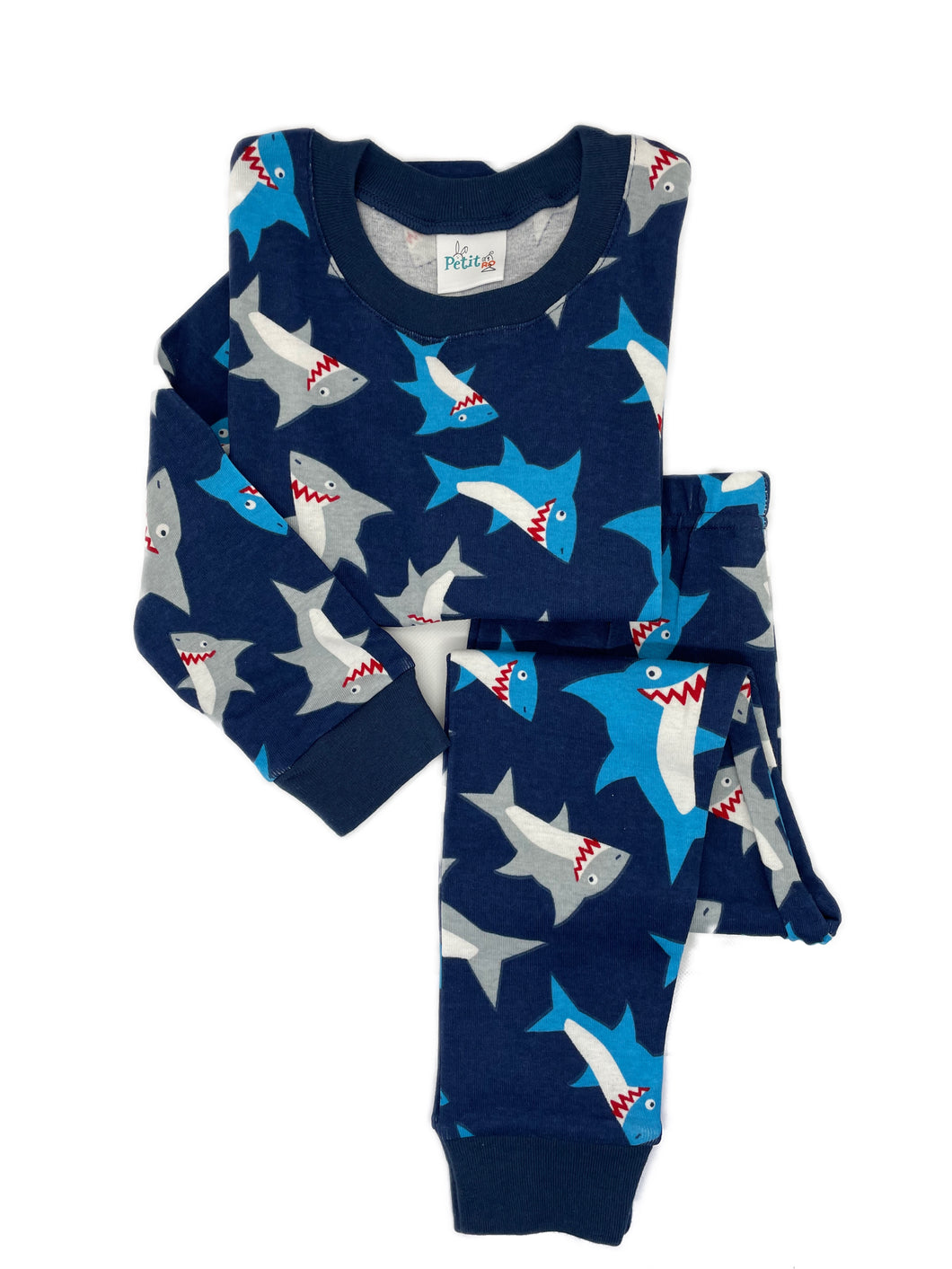 Pijama Tiburón Azul – PetitRO